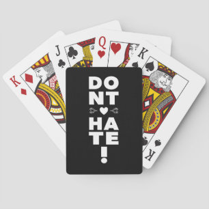 Hate inte på BLACK Casinokort