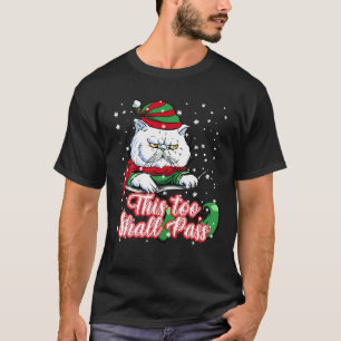 Hate jul arg elf cat grumpy kitten anti Ch T Shirt
