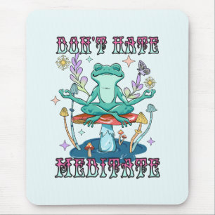 Hate, meditat - Meditating Frog & Flower Musmatta