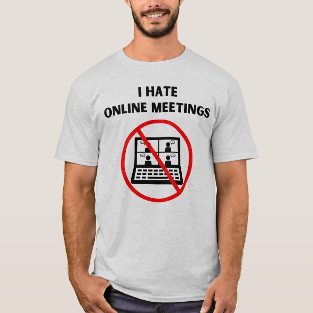 Hate Online Möten T Shirt (Framsida)