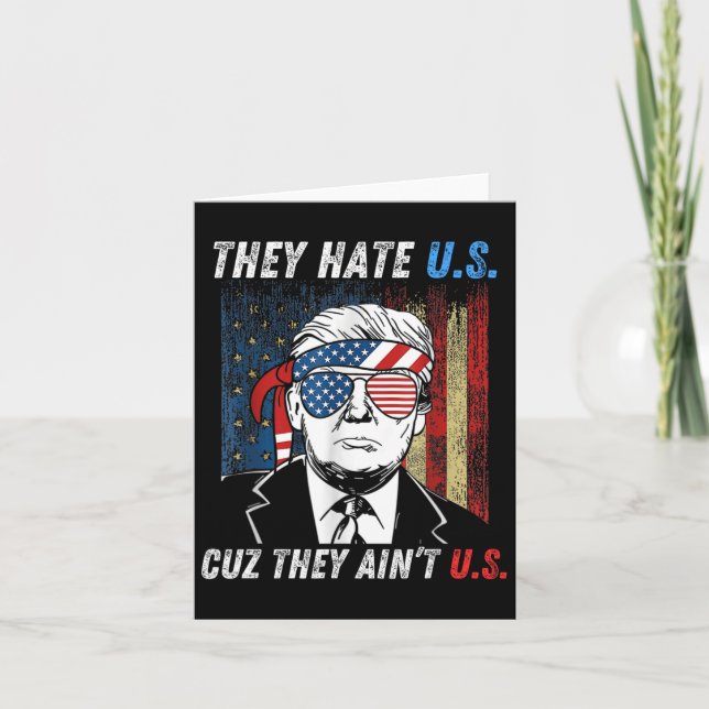 Hate oss Cuz.. De är inte vår fantny Pro Trump 202 Kort (Framsida)
