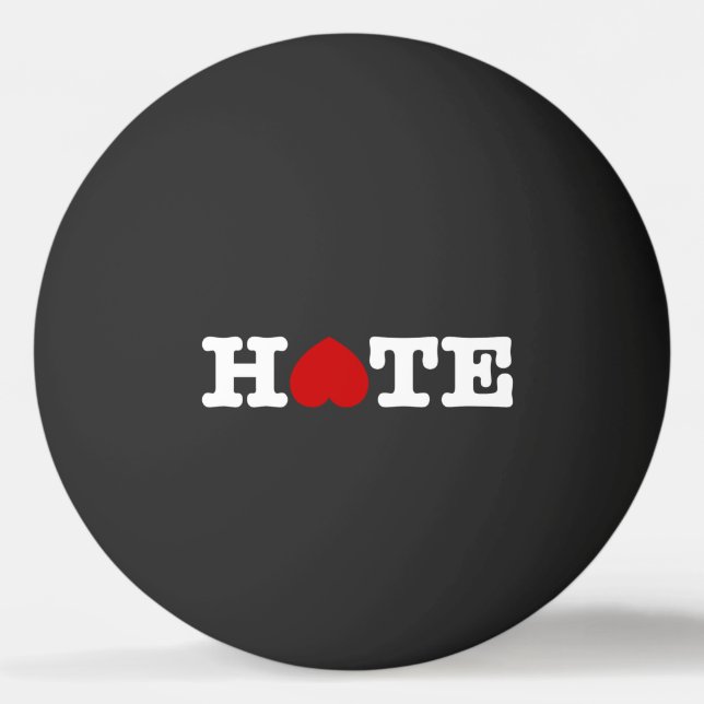 HATE PING PONG BOLL (Baksidan)