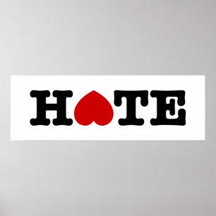 HATE-POSTER POSTER