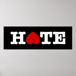 HATE-POSTER POSTER