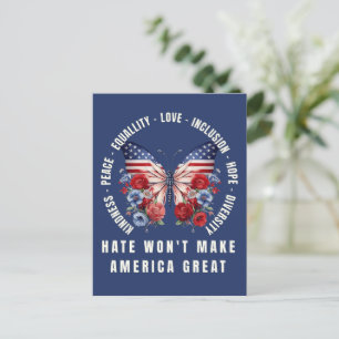 Hate Won gör inte Amerika Underbart Vykort