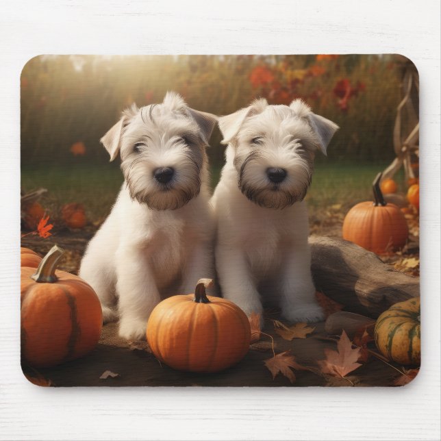 Haten Terrier Puppy Autumn Delight Pumpkin Musmatta (Framsidan)