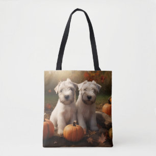 Haten Terrier Puppy Autumn Delight Pumpkin Tygkasse