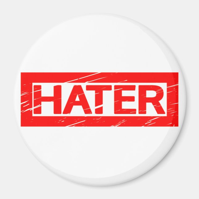 Hater Frimärke Magnet (Framsidan)
