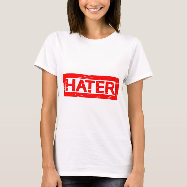 Hater Frimärke T Shirt (Framsida)