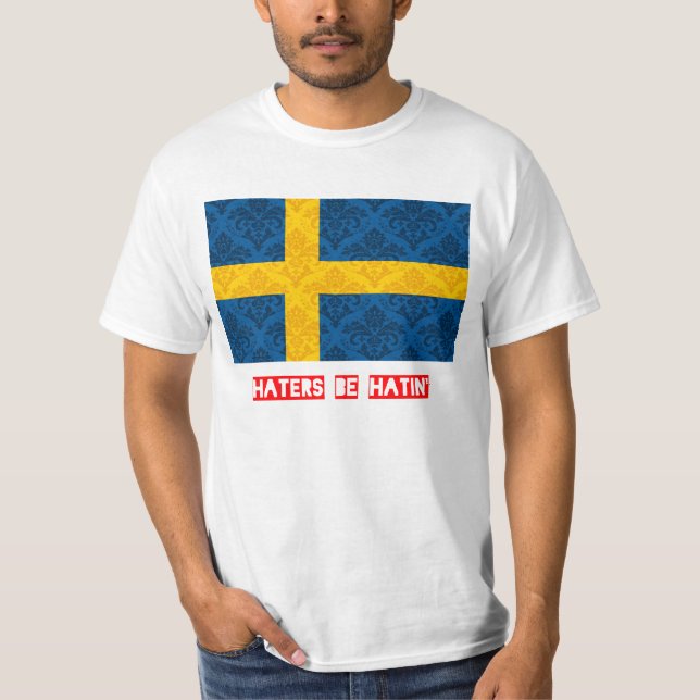 Haters är hatinsverigen tee (Framsida)