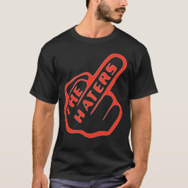 Haters Finger Red/Black Streetwear T Shirt