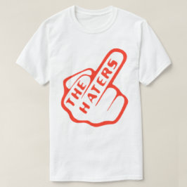 Haters Finger Red/White Urban Mode T Shirt