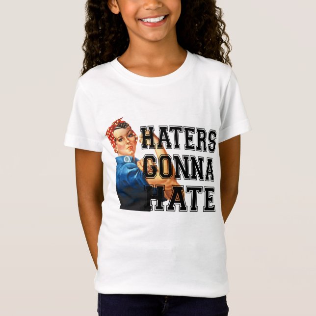 Haters Gonna Hate T Shirt (Framsida)