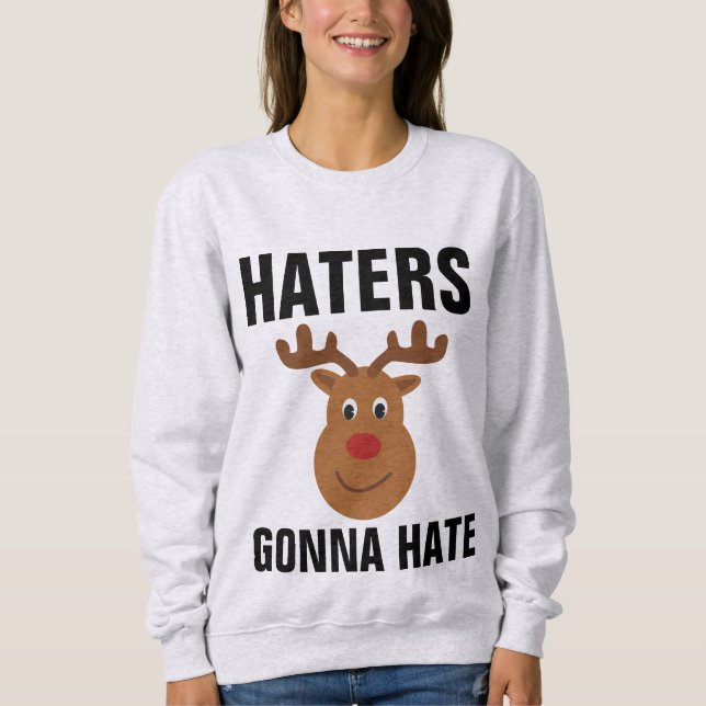 HATERS KOMMER HATA JULENS RENAR T-shirts (Framsida)