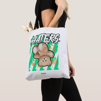 HATERS Nalle - Bärk Kärlek med en pekskärm Tygkasse
