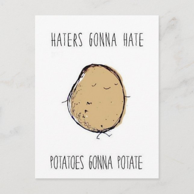 Haters-ska-hatpotatis-ska-potat.png Vykort (Framsida)