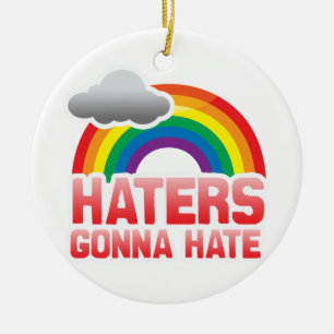 HATERS SOM GÅR ATT HATA JULGRANSPRYDNAD KERAMIK