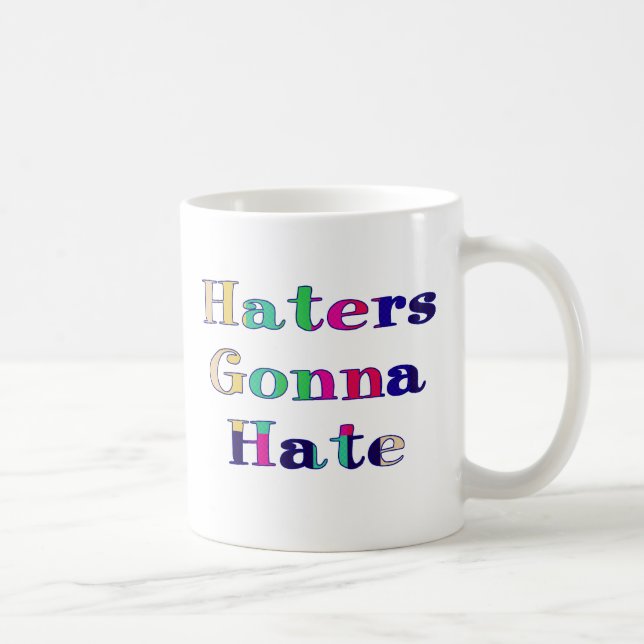 Haters som går att hata kaffemugg (Höger)