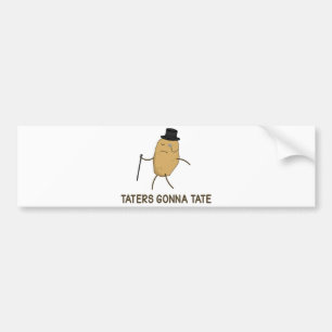 Haters som går att hata, och Taters som går till Bildekal