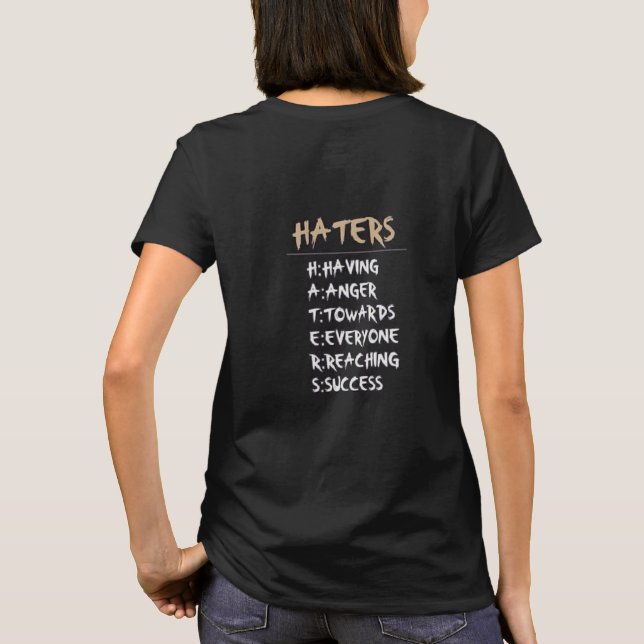 Haters - T Shirt (Baksida)