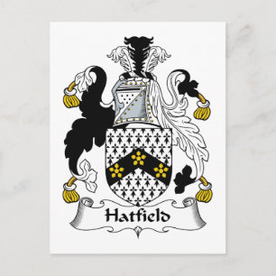 Hatfield Family Crest Vykort