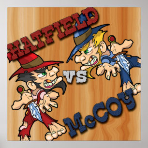 Hatfield vs den McCoy affischen Poster