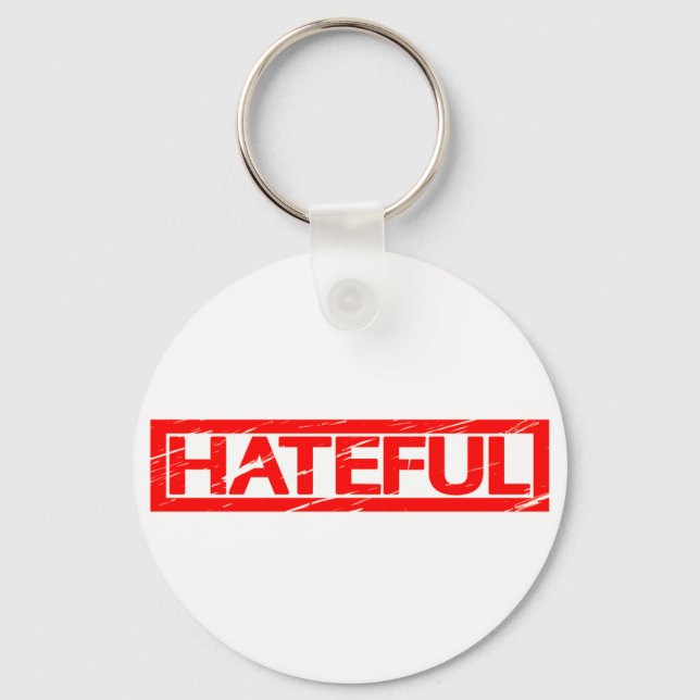 Hatful Frimärke Nyckelring (Framsida)