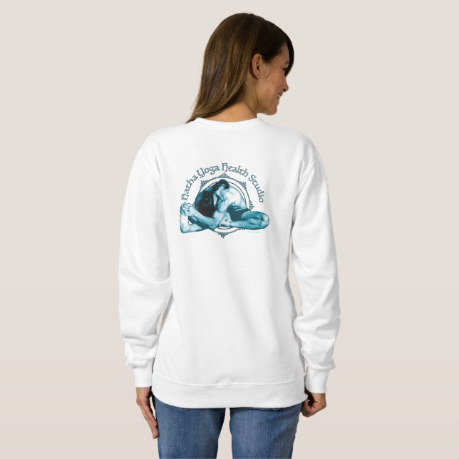 Hatha Yoga Hälsostudio T Shirt (Hel baksida)