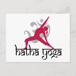 Hatha Yoga Pose Vykort