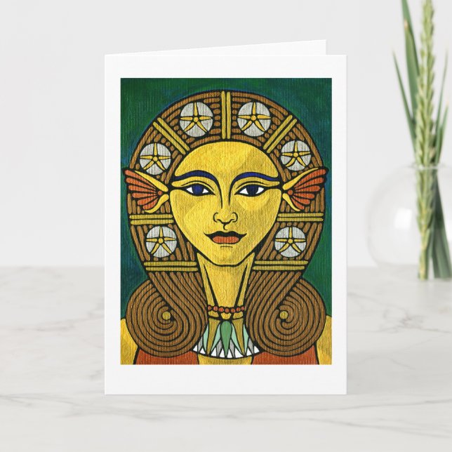 Hathor Greeting Card Kort (Framsida)