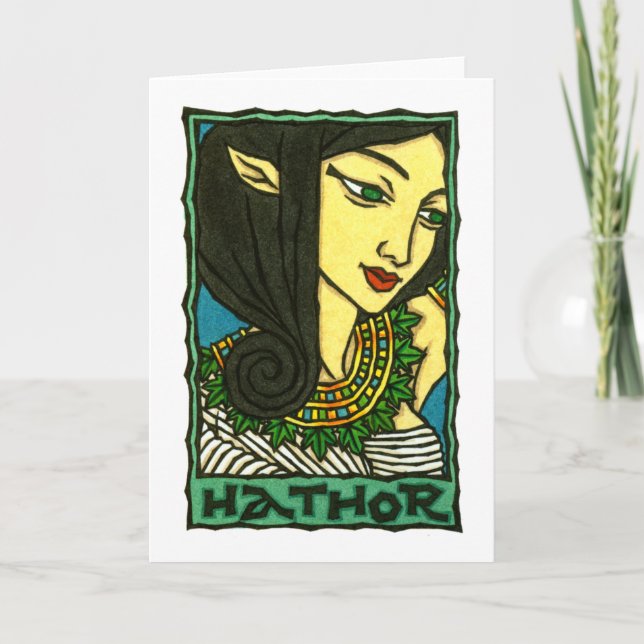 Hathor Greeting Card Kort (Framsida)