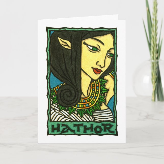 Hathor Greeting Card Kort (Framsida)