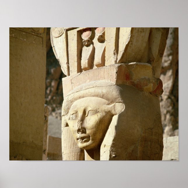 Hathor-head column, from the Chapel of Poster (Framsidan)