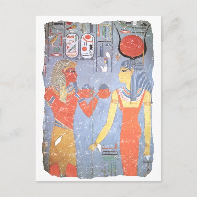 Hathor & Horemheb Vykort (Framsida)