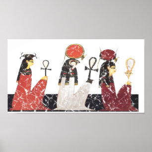 Hathor,Ra och Selkis Poster