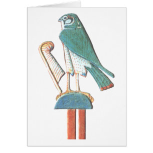 Hathors headdress hälsningskort