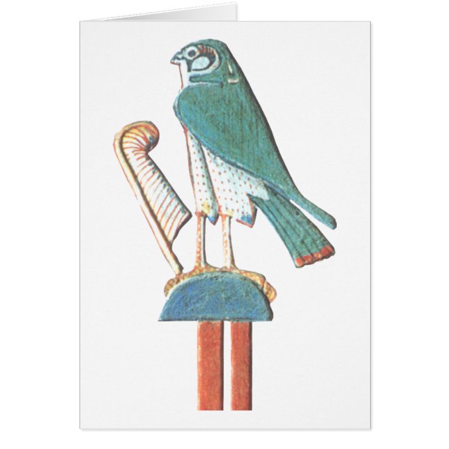 Hathors headdress hälsningskort (Framsidan)