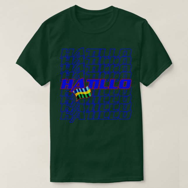 Hatillo Cascade text 1 T Shirt (Design framsida)