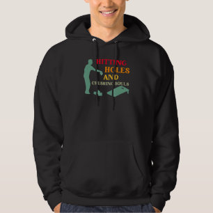 Hating Hål och Crushing Souls Cornhole Sport Hoodie
