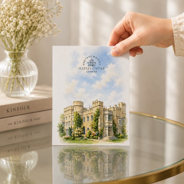 Hatley Castle  Arkitektur Landskap | Resa Helg Vykort (Hatley Castle Architecture Landscape | Travel Holiday Postcard)