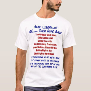 Hatliberal person? tee shirt