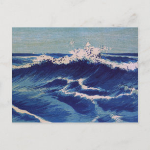 Hatō Zu Vågar - Uehara Konen. Japansk Woodblock Vykort