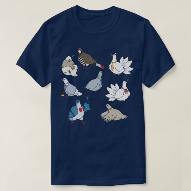 Hatoful Boykompis T Shirt (Design framsida)