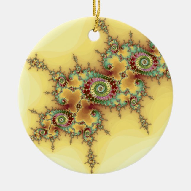 Hatpin Julgransprydnad Keramik (Framsidan)