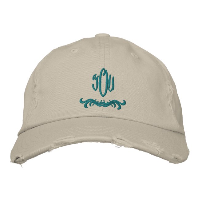 HATS ANPASSNINGSBAR EMBROIDERED DESIGN BRODERAD KEPS (Framsida)