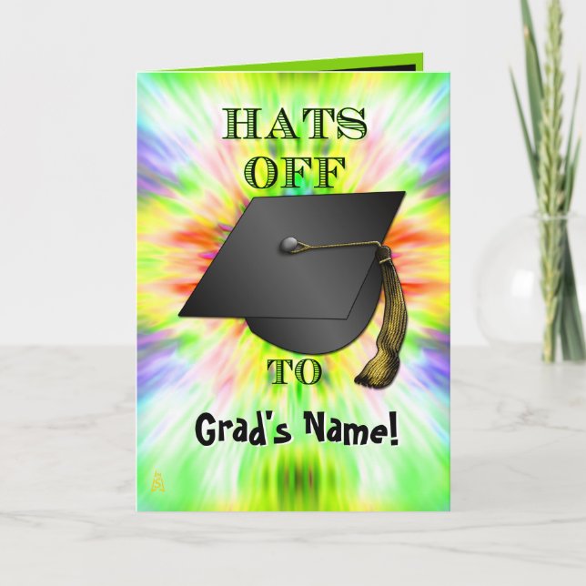 Hats av! (Studenten-kort) Kort (Framsida)