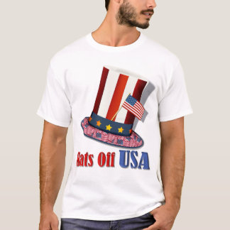 Hats Off USA T Shirt