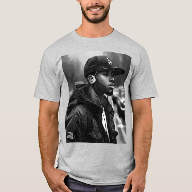 HATS: Urban Hip-Skutt Stil Tee (Framsida)