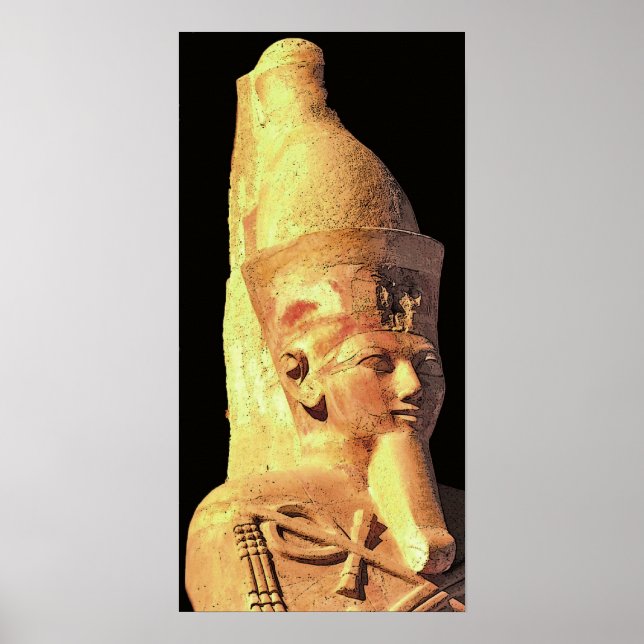 Hatshepsut Statue as Osiris Poster (Framsidan)
