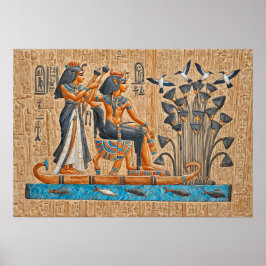 Hatshepsut Temple, Pharaonic Boats Poster